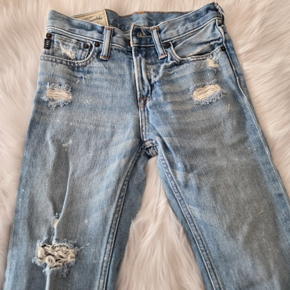 ABERCROMBIE Blue Boys Jeans Size 14 Slim